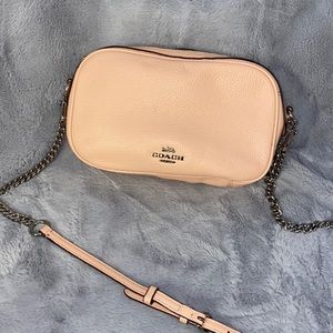 Small pink Coach bag